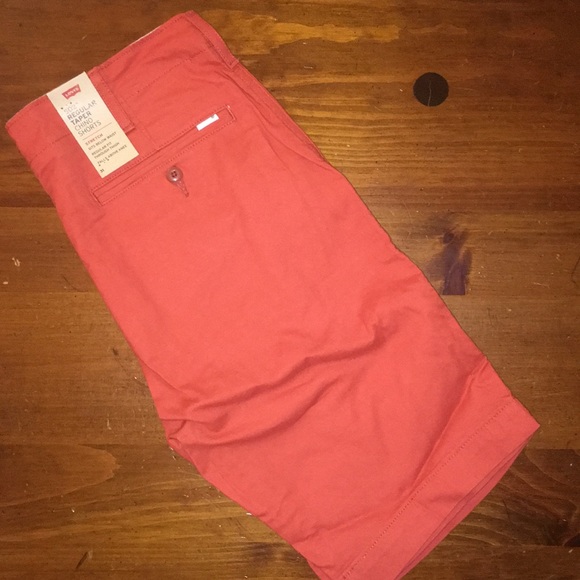 Levi’s 502 Chino Shorts Salmon Size 31 - Picture 1 of 4
